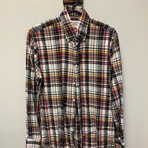 Spier & MacKay  Multicolor madras  Plaid Casual Shirt button down